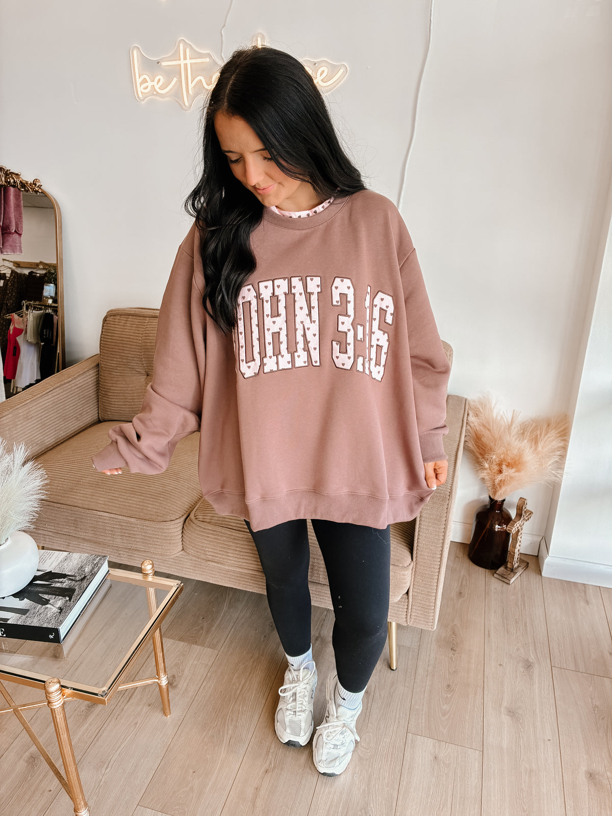 JOHN 3:16 Layered Mockneck