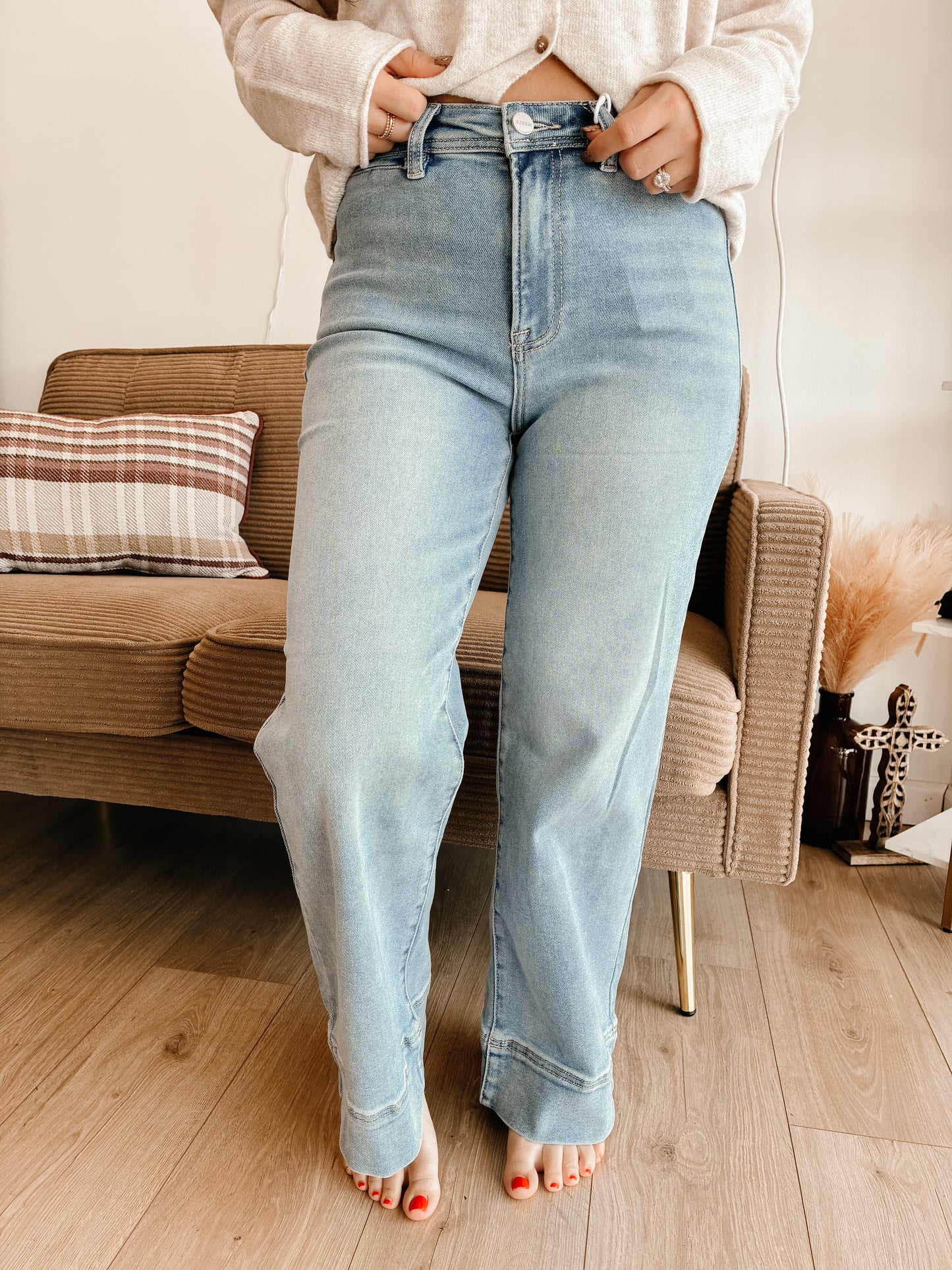 Blair Crop Wide Jeans - RISEN