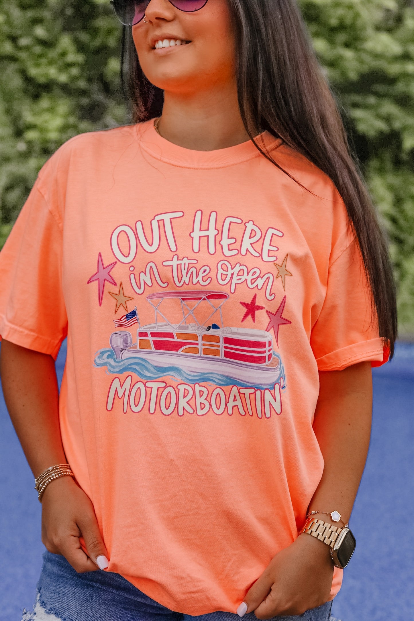 Motorboatin CC Tee