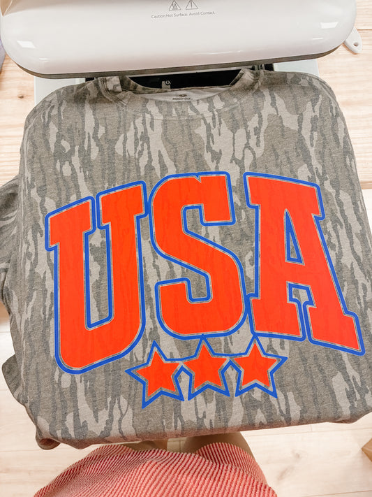 All American Redneck Mossy Oak Tee (BTB Version)