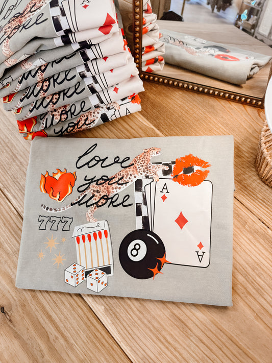 Edgy Love you more CC Tee