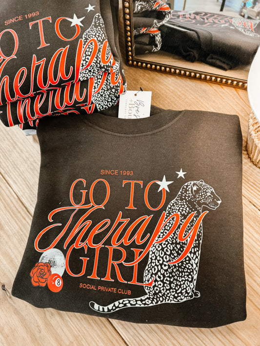Go To Therapy Crewneck