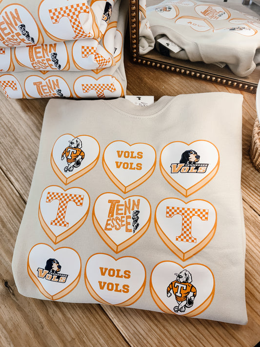 TN Candy Hearts Crewneck