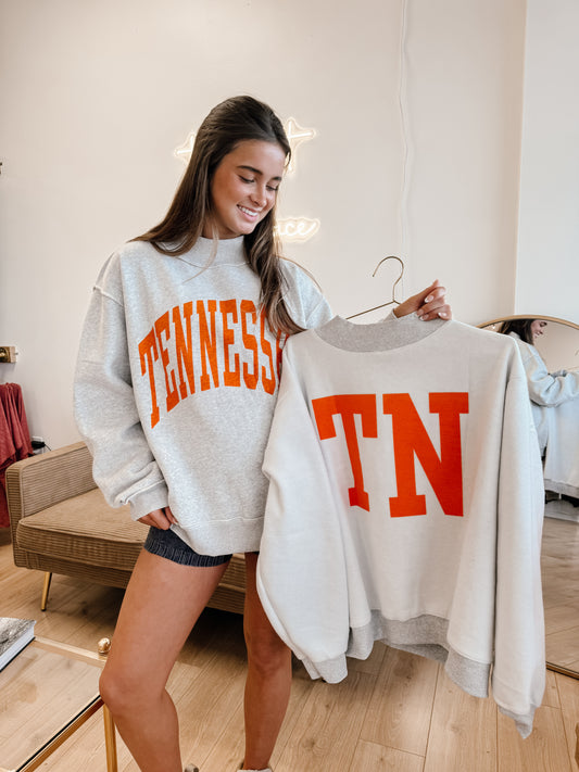Tennessee & TN Reversible Mock neck