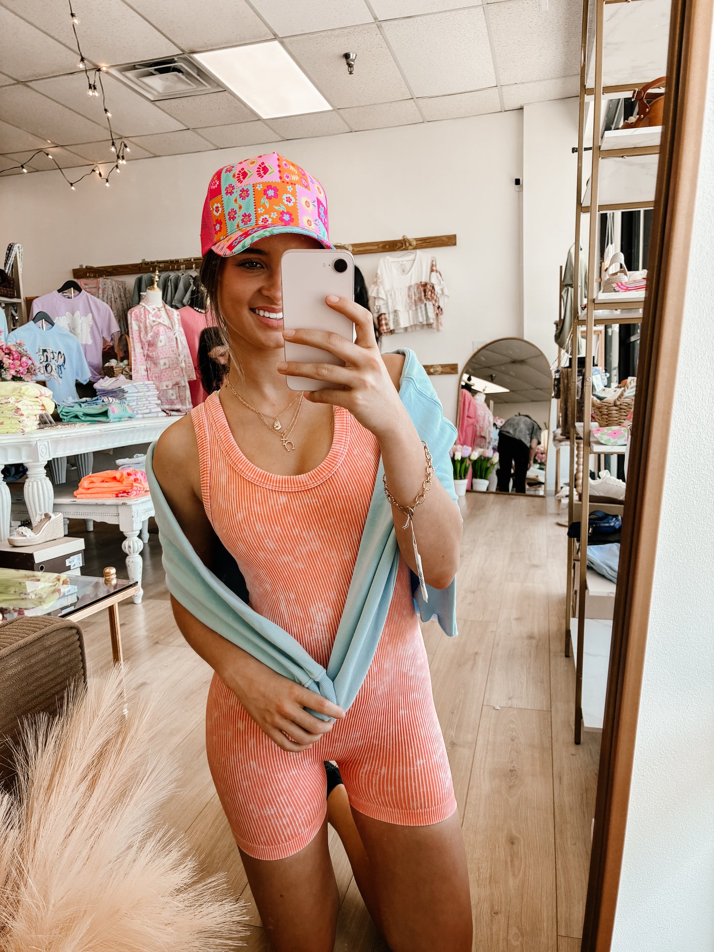 Stone Washed Ribbed Seamless Sports Romper (3 Colors)