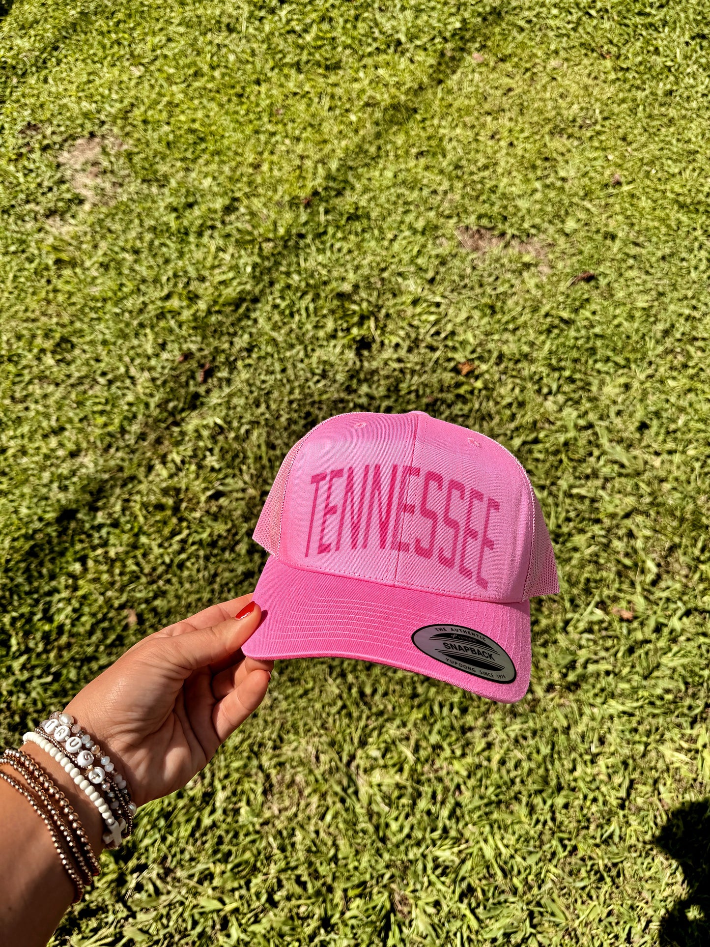 Pink Tennessee Trucker Hat