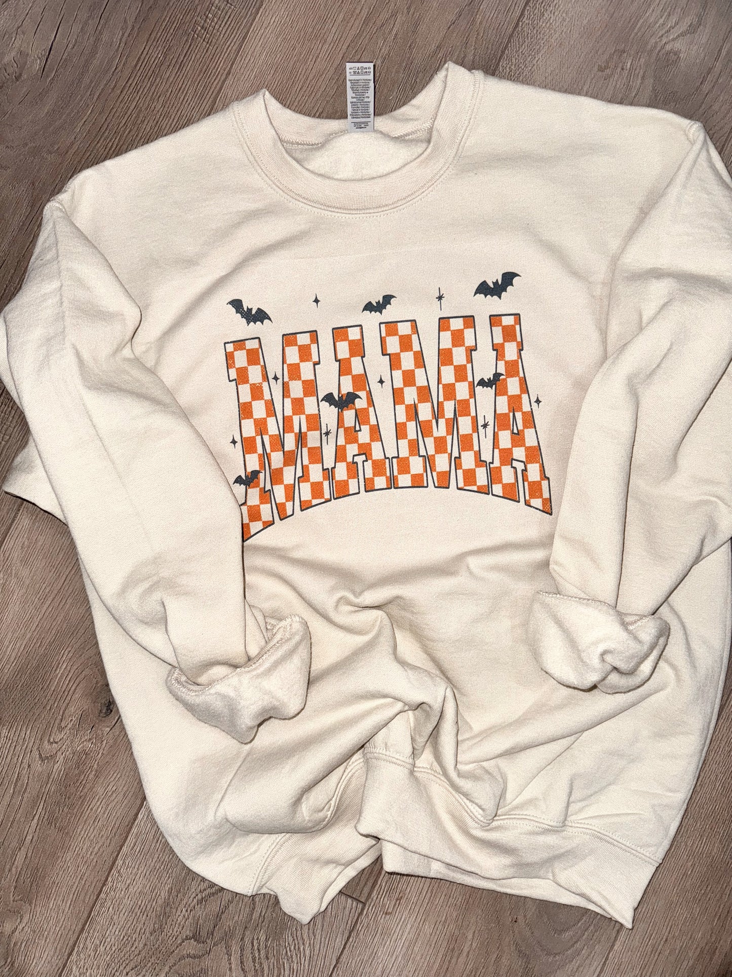 Spooky Varsity Mama Crewneck