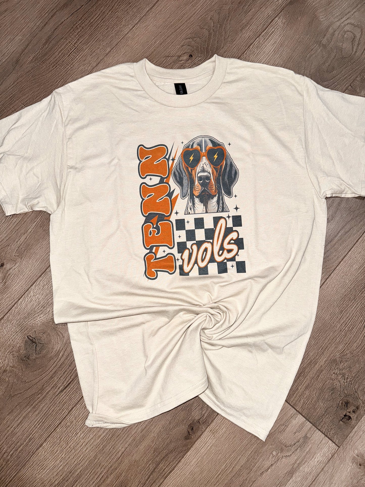 'TENN Vols' Bubble Checkered Tee