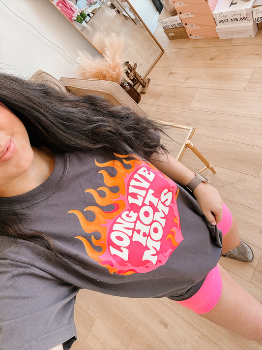 Long Live Hot Moms CC Tee