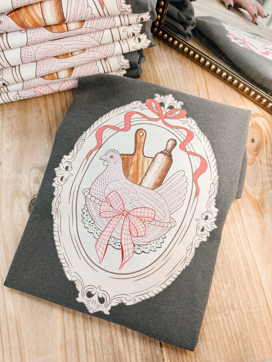 Coquette Hen On Nest CC Tee