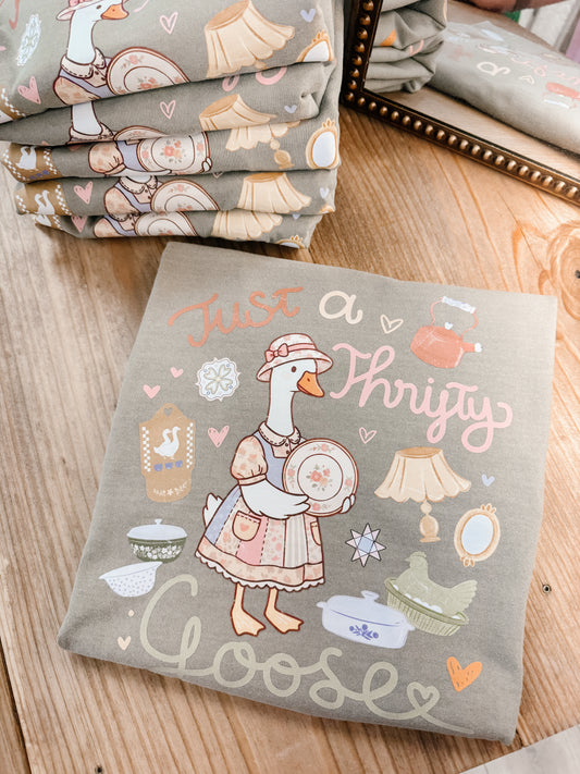 Thrifting Goose CC Tee