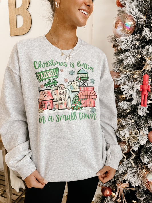 Exclusive BTB Small Town Christmas Crewneck