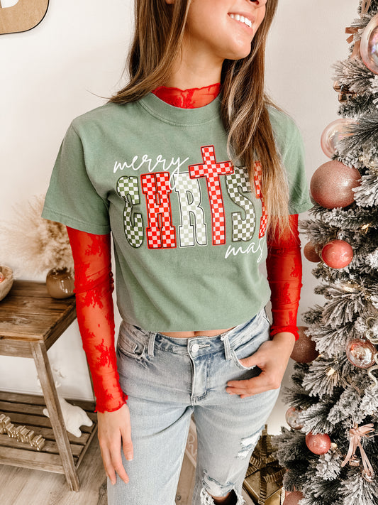 Lace See-through Layering Top (3 colors)