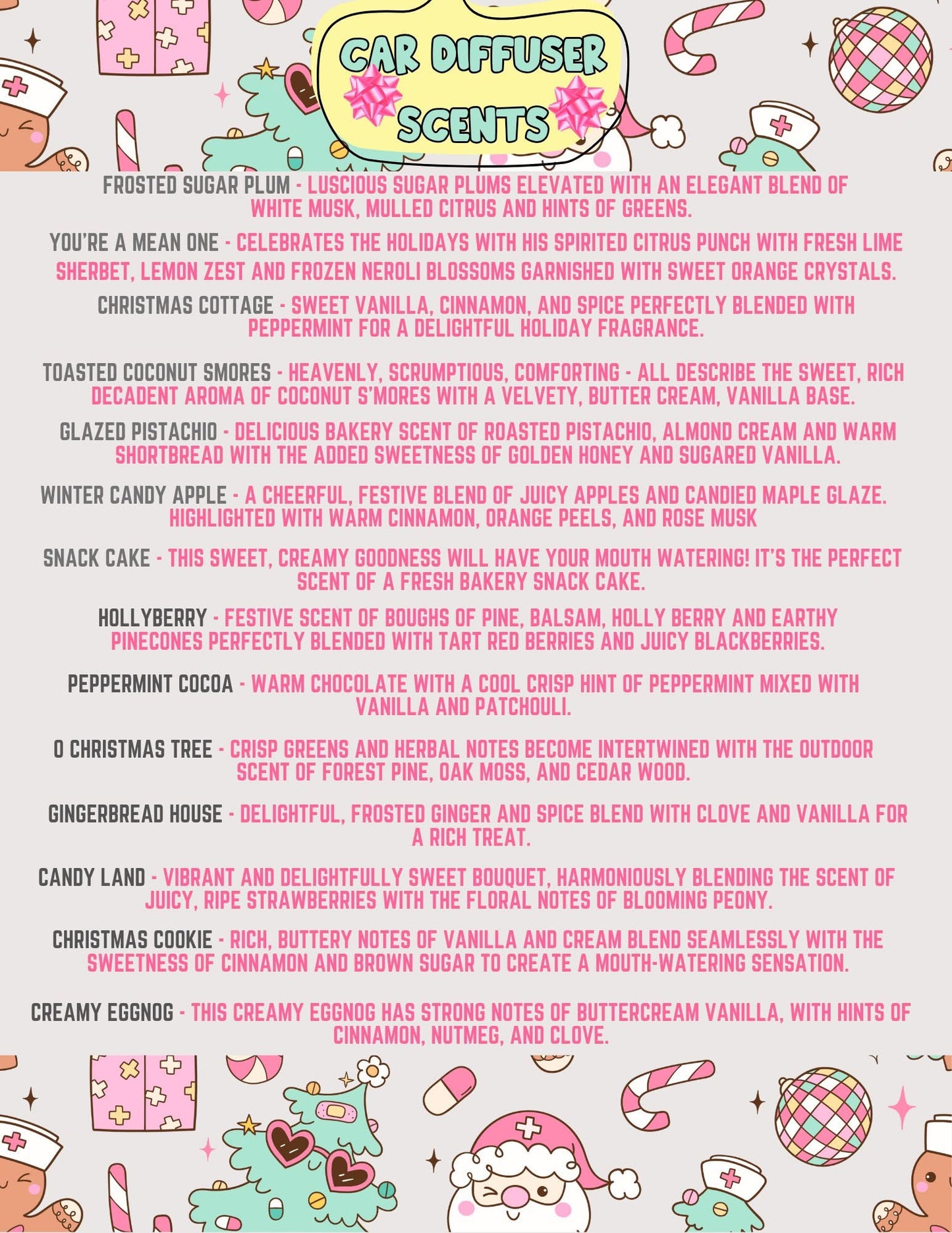 Christmas Car Diffuser