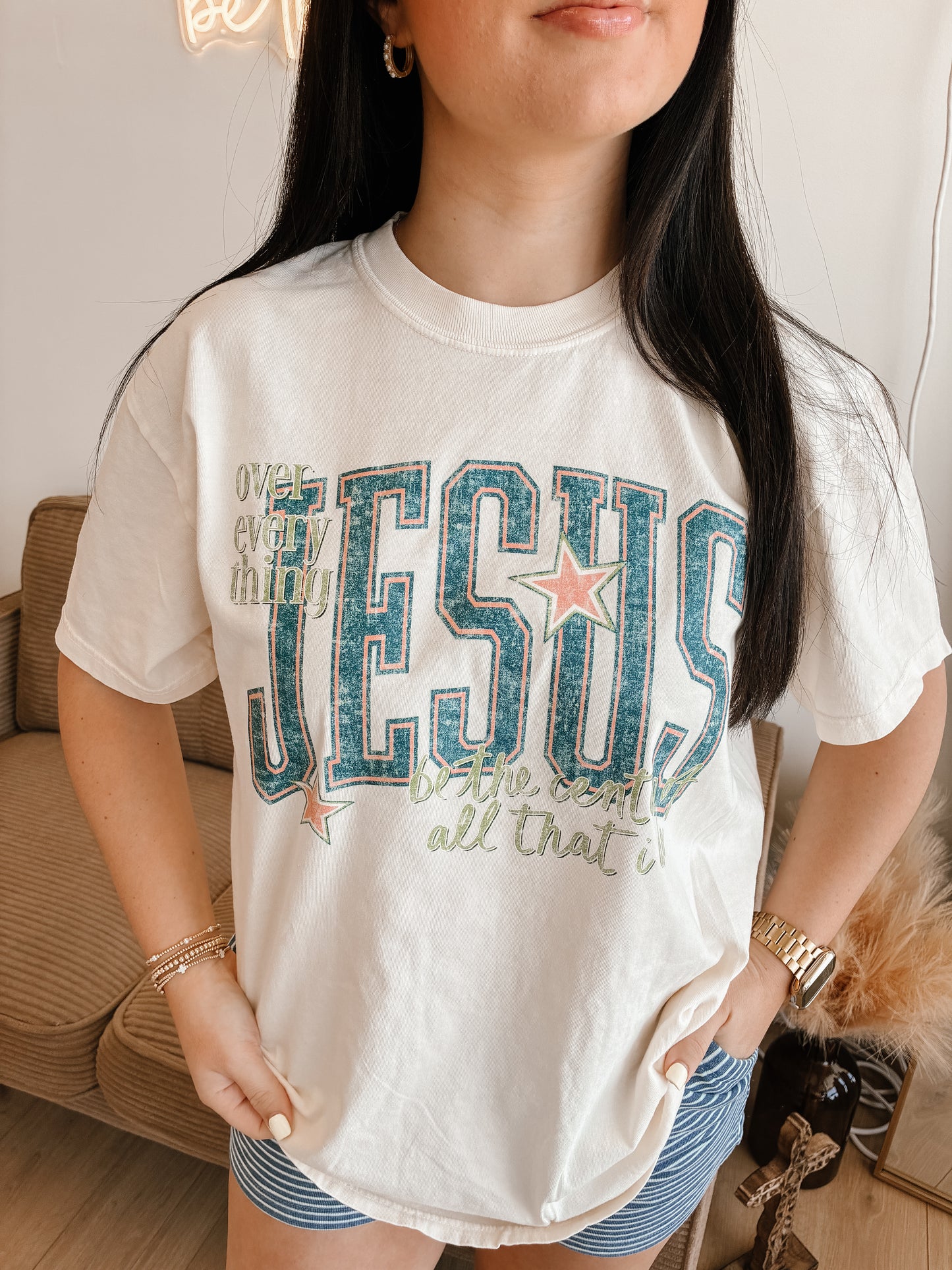 Jesus Over Everything CC Tee