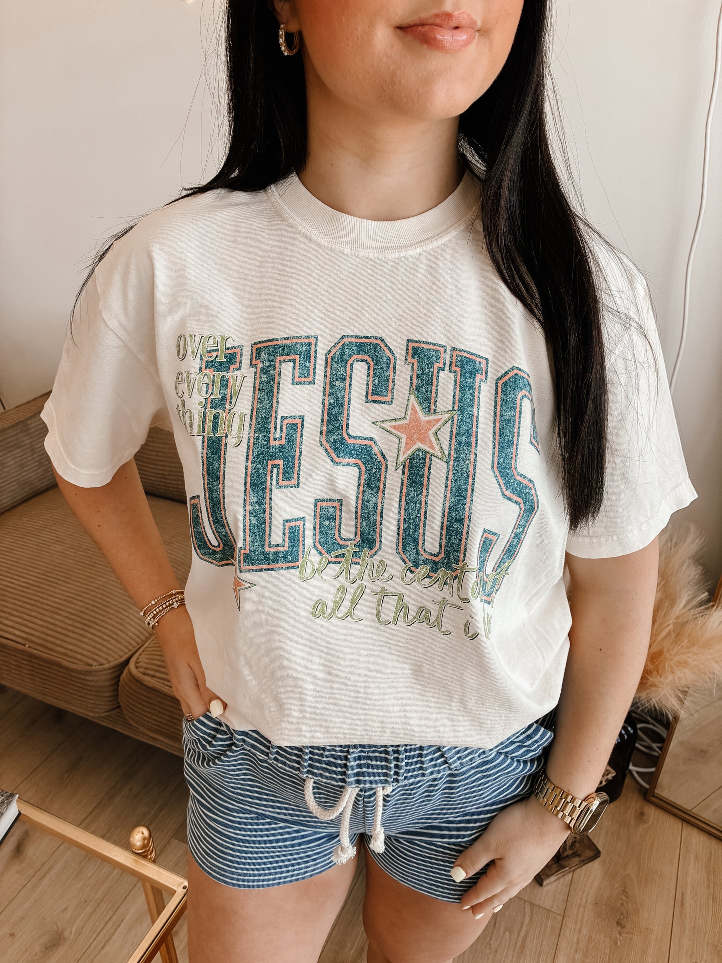 Jesus Over Everything CC Tee
