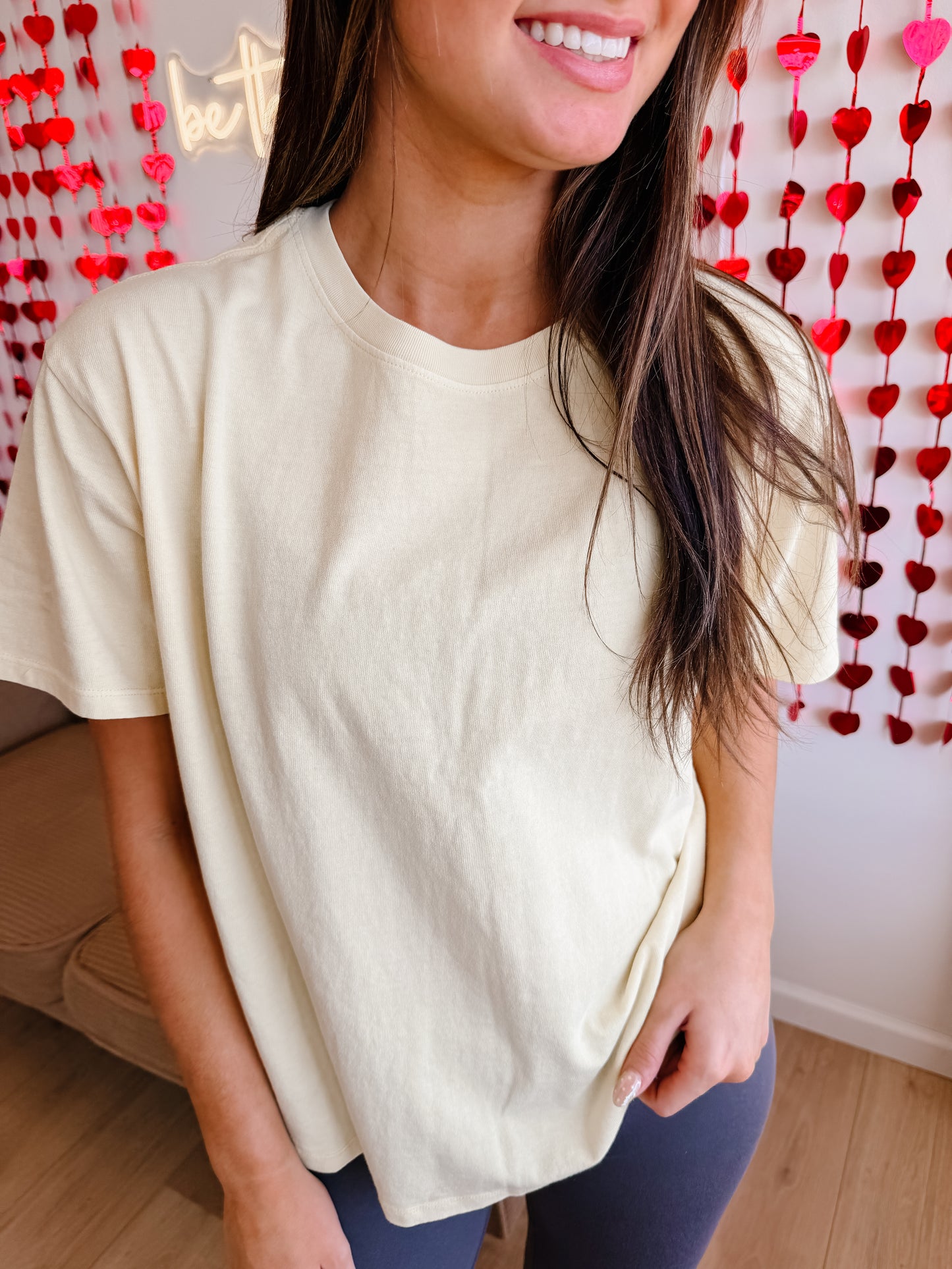 Pigment Dyed Crew Neck T-Shirt