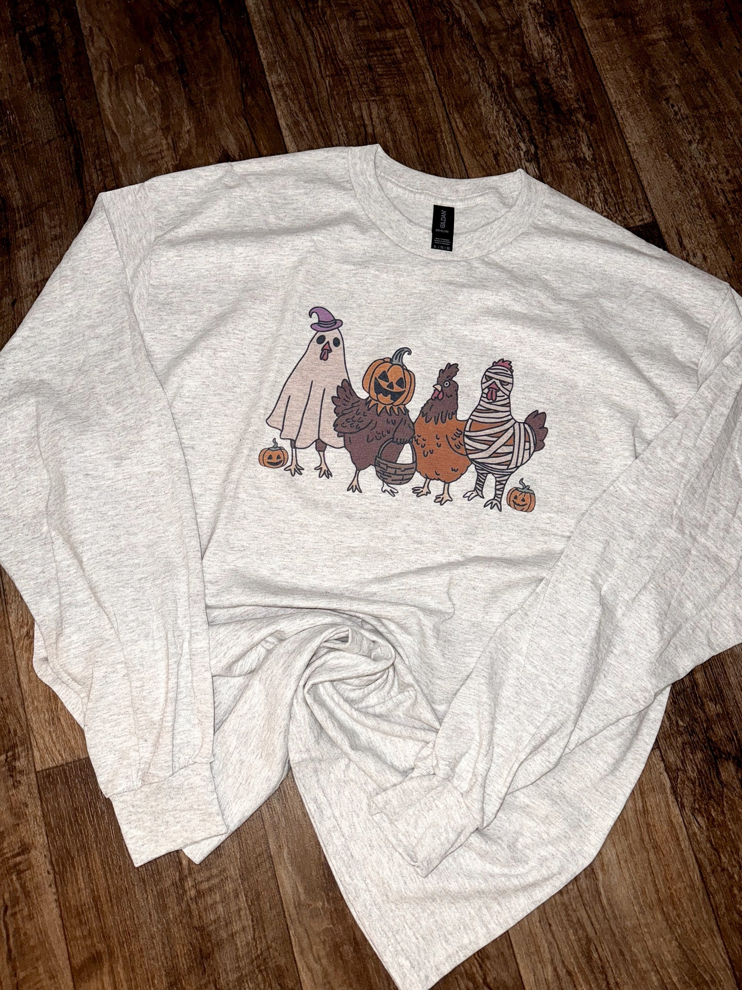 Halloween Chicken Long Sleeve Tee