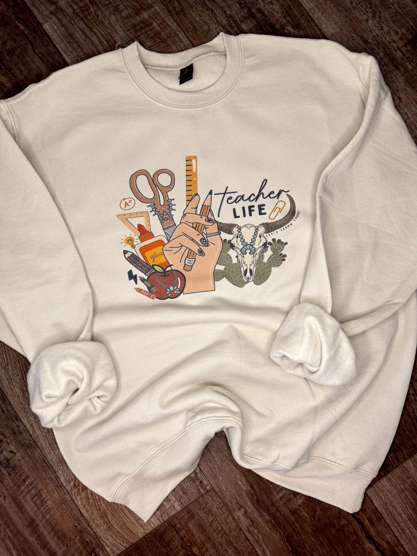 "Teacher Life" Crewneck