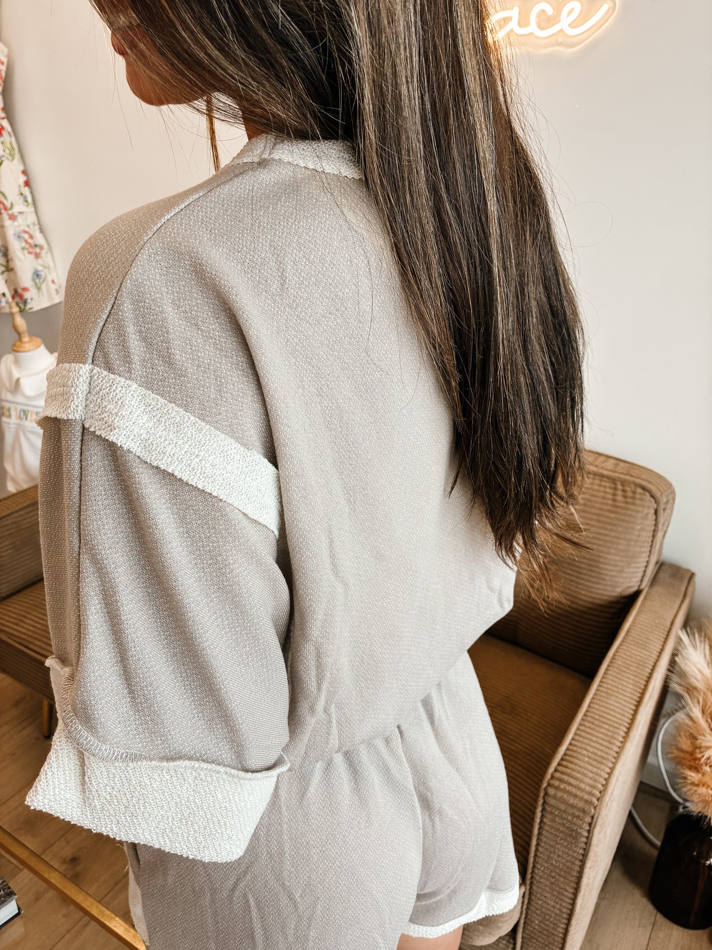 Taupe Lounge Luxe Set