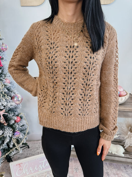 Cozy Open-knit Sweater