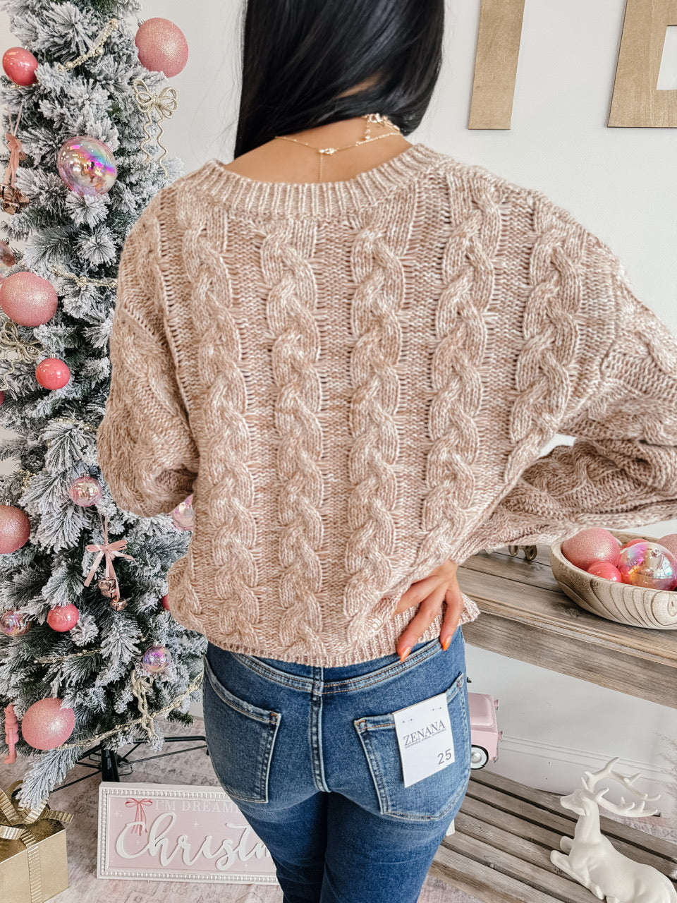 Cozy Cable Knit Sweater