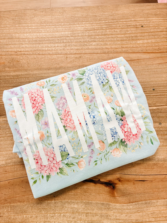 Floral Mamaw CC Tee