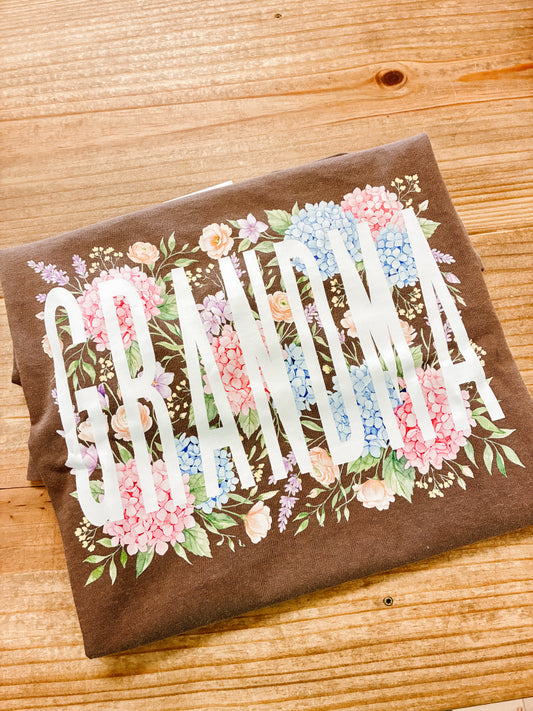 Floral Grandma CC Tee