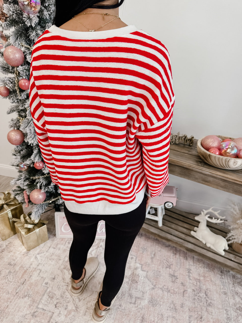 Ruby Striped Pullover