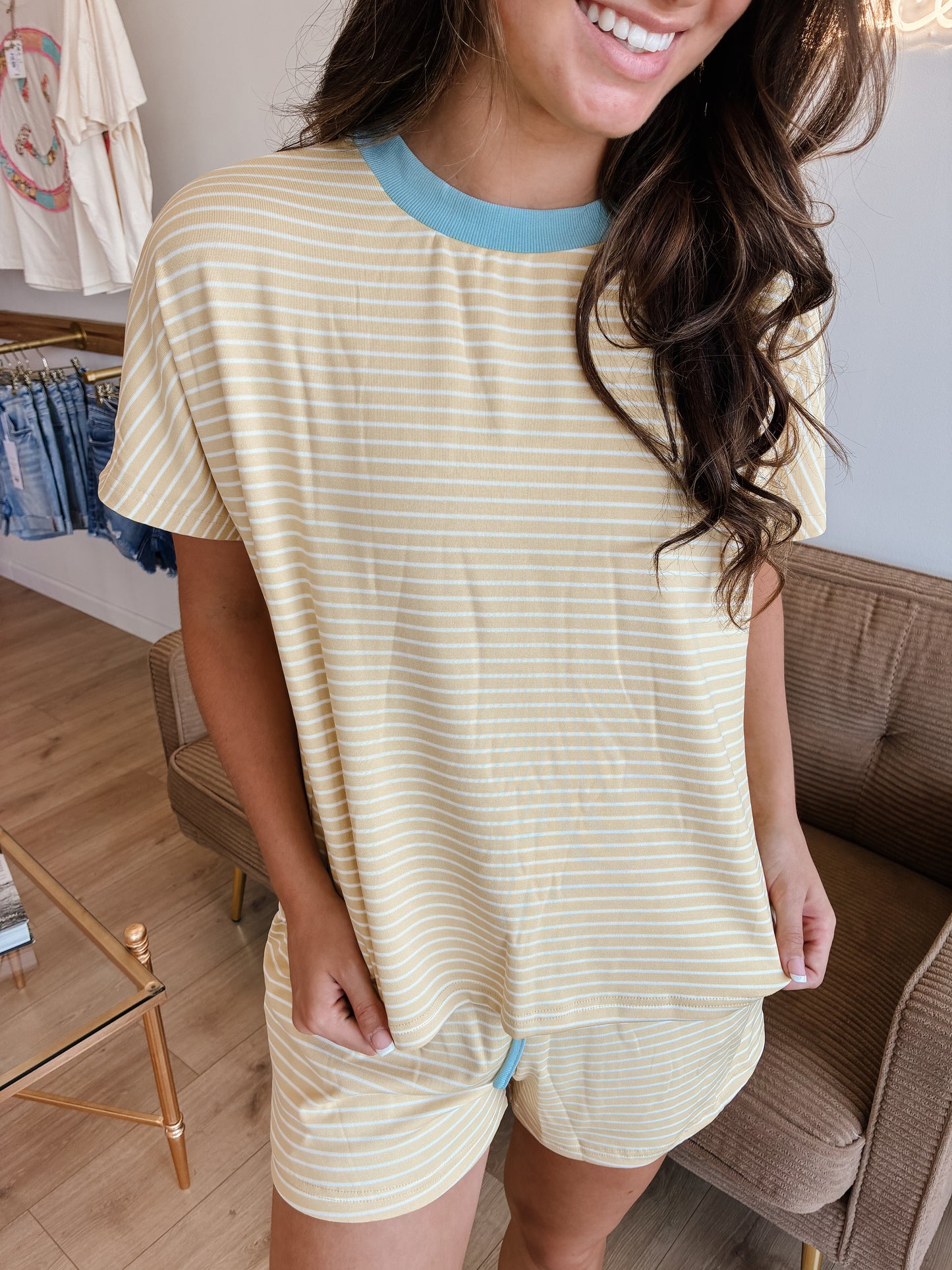 Buttercup Comfy Stripe Set