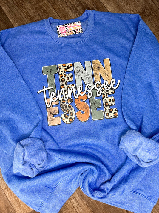 Blue Tennessee Crewneck