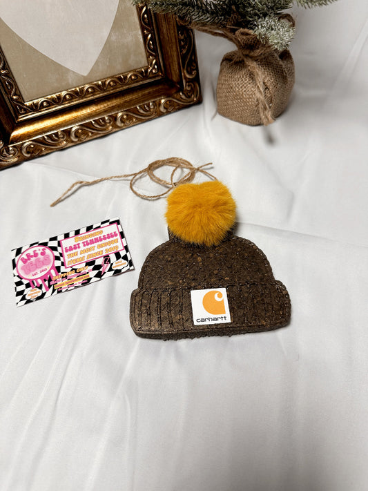 Brown Carhartt Beanie Freshie