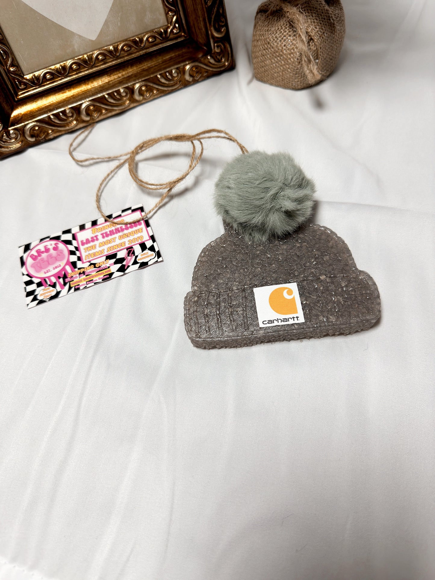 Grey Carhartt Beanie Freshie