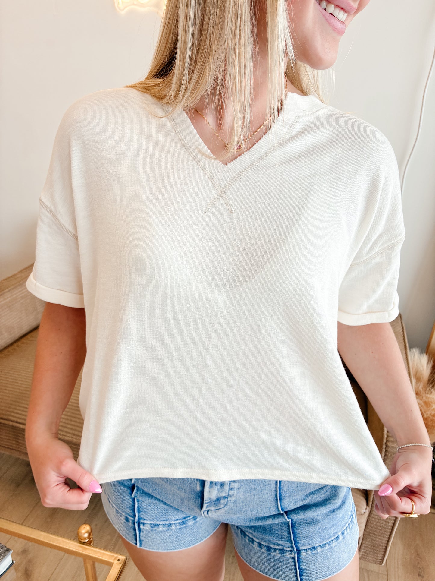 Stitchy Sally Knit Top