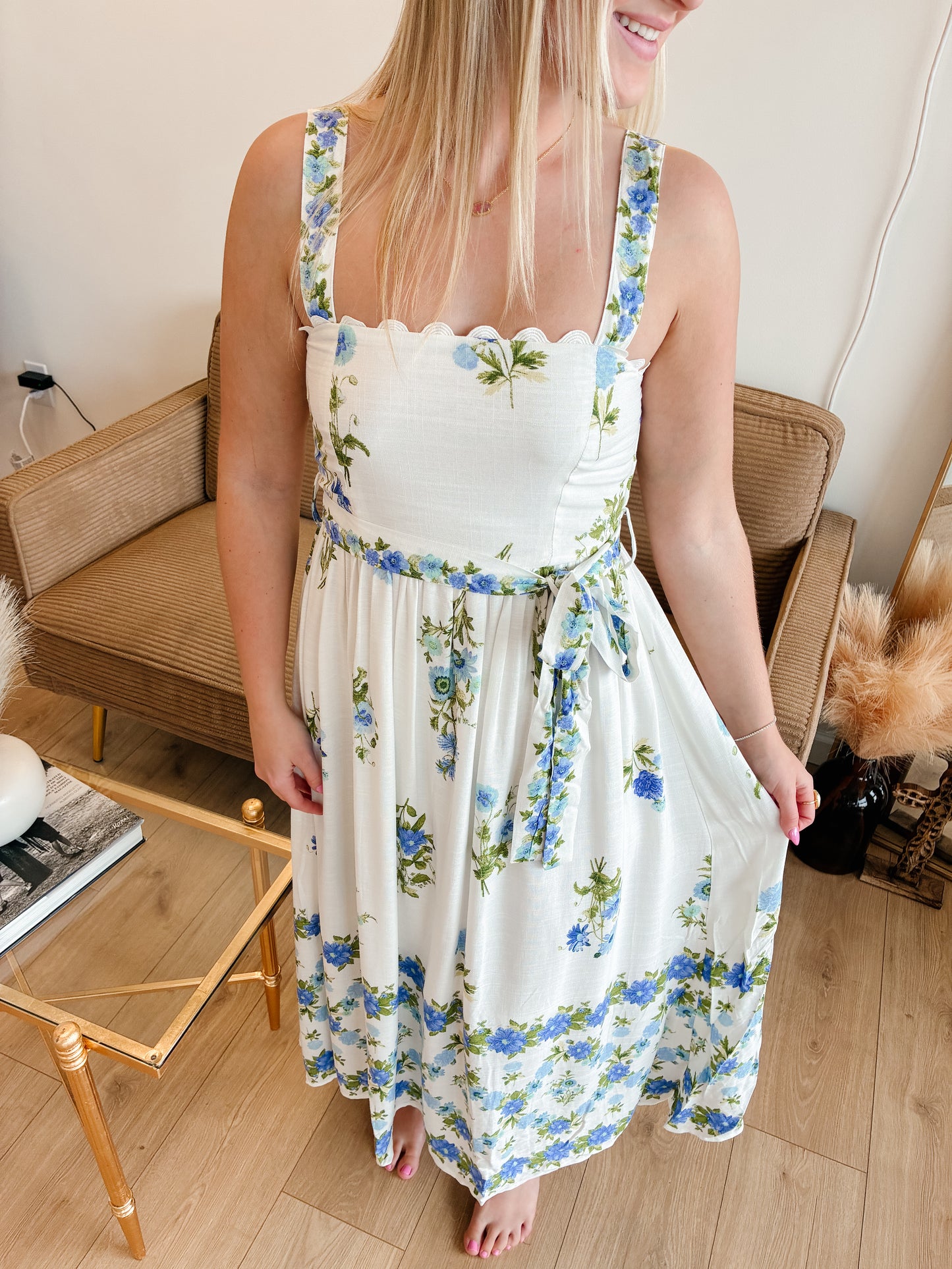 Bridal Brunch Midi Dress