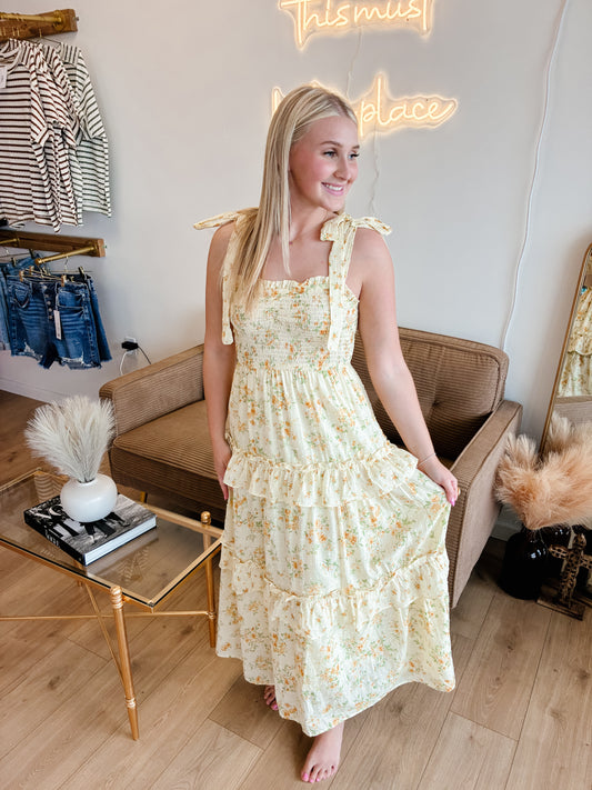 Golden Days Midi Dress