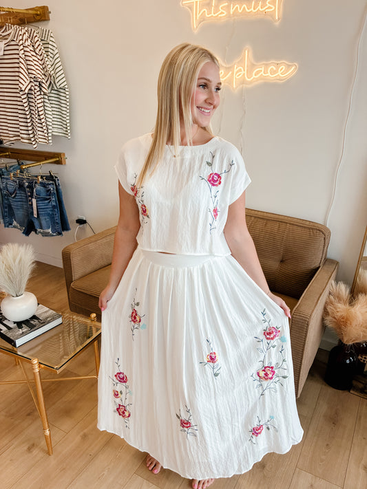 Valentina Midi Skirt Set