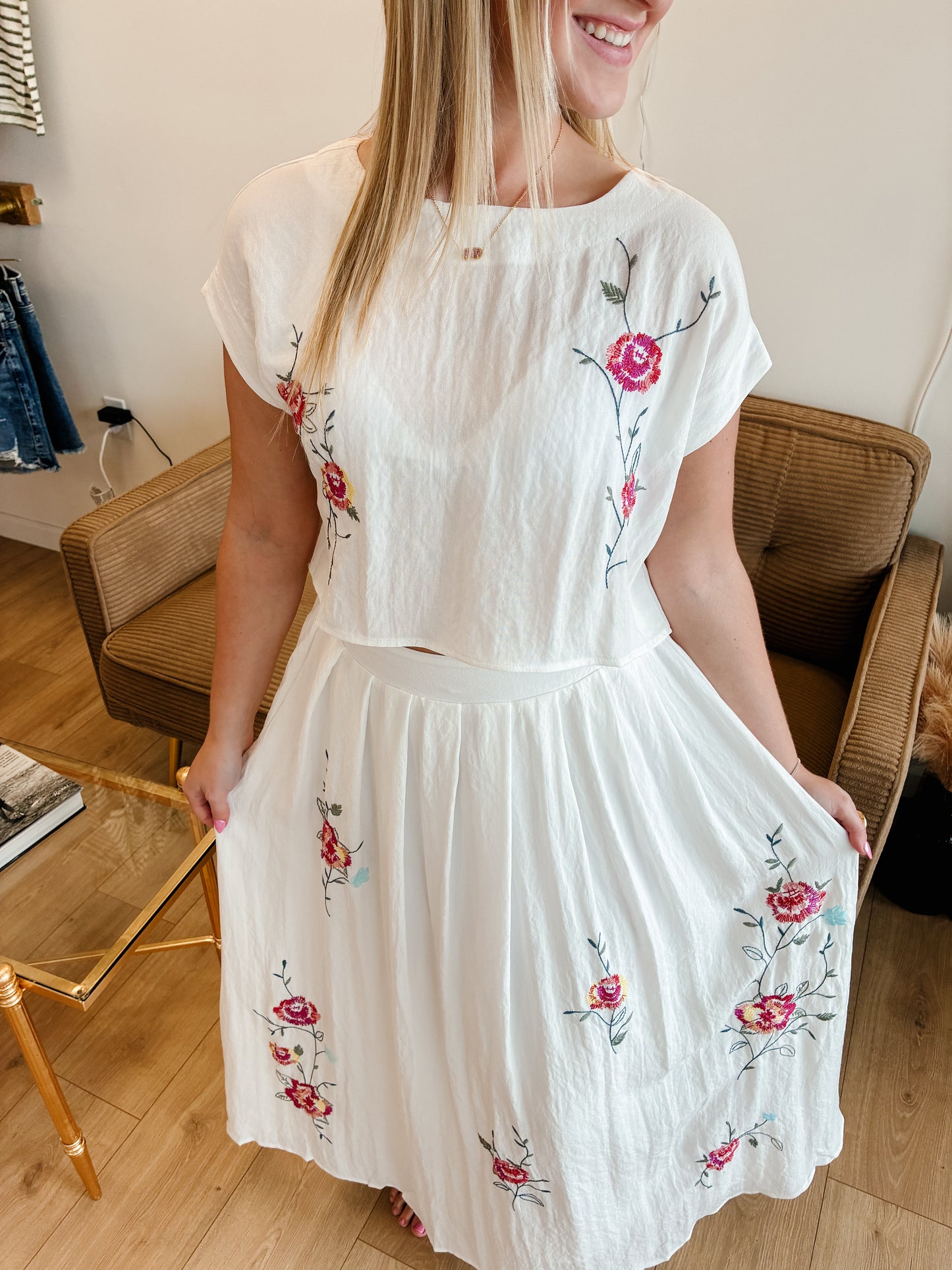 Valentina Midi Skirt Set