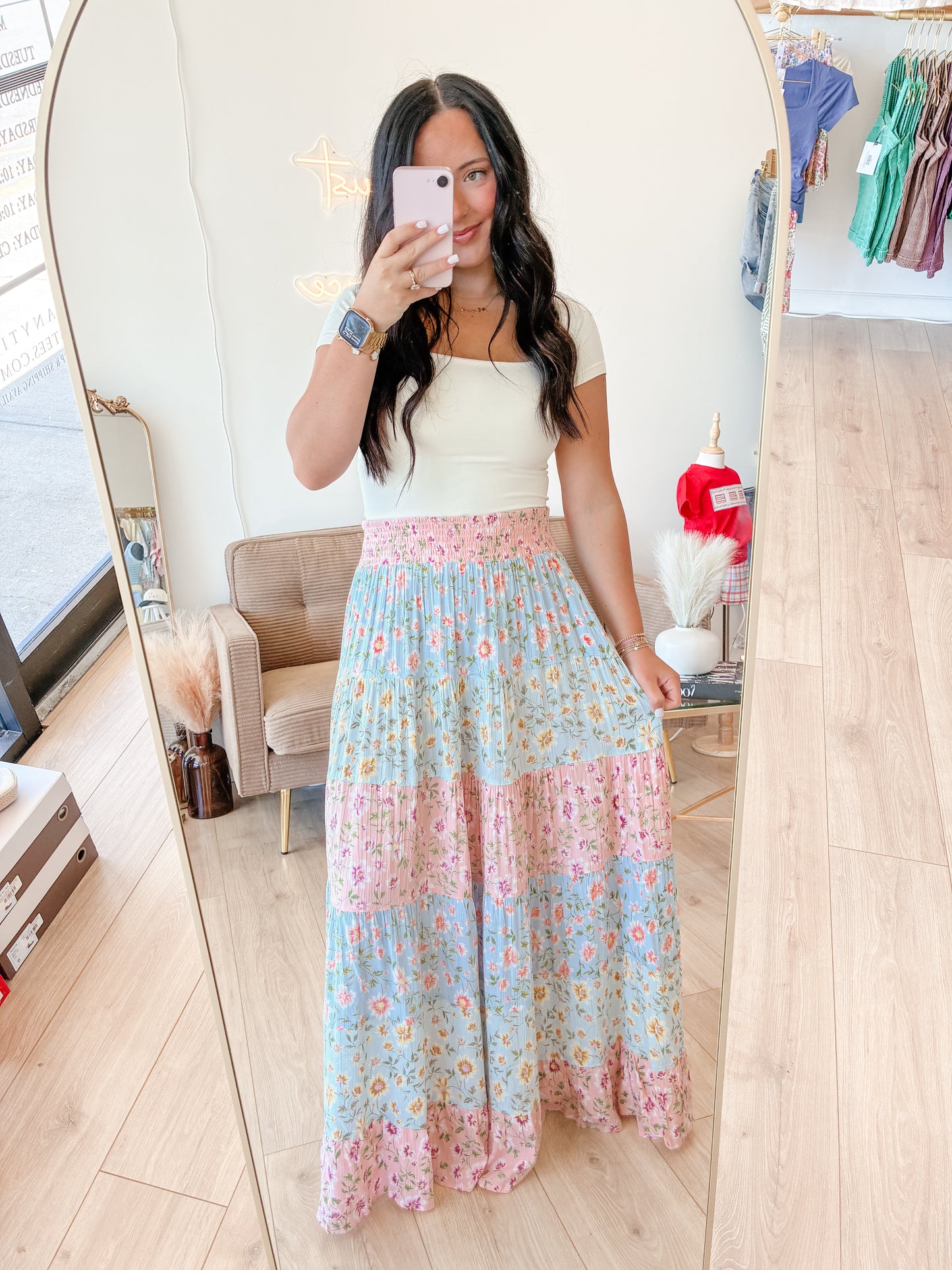 June Blooms Maxi Skirt