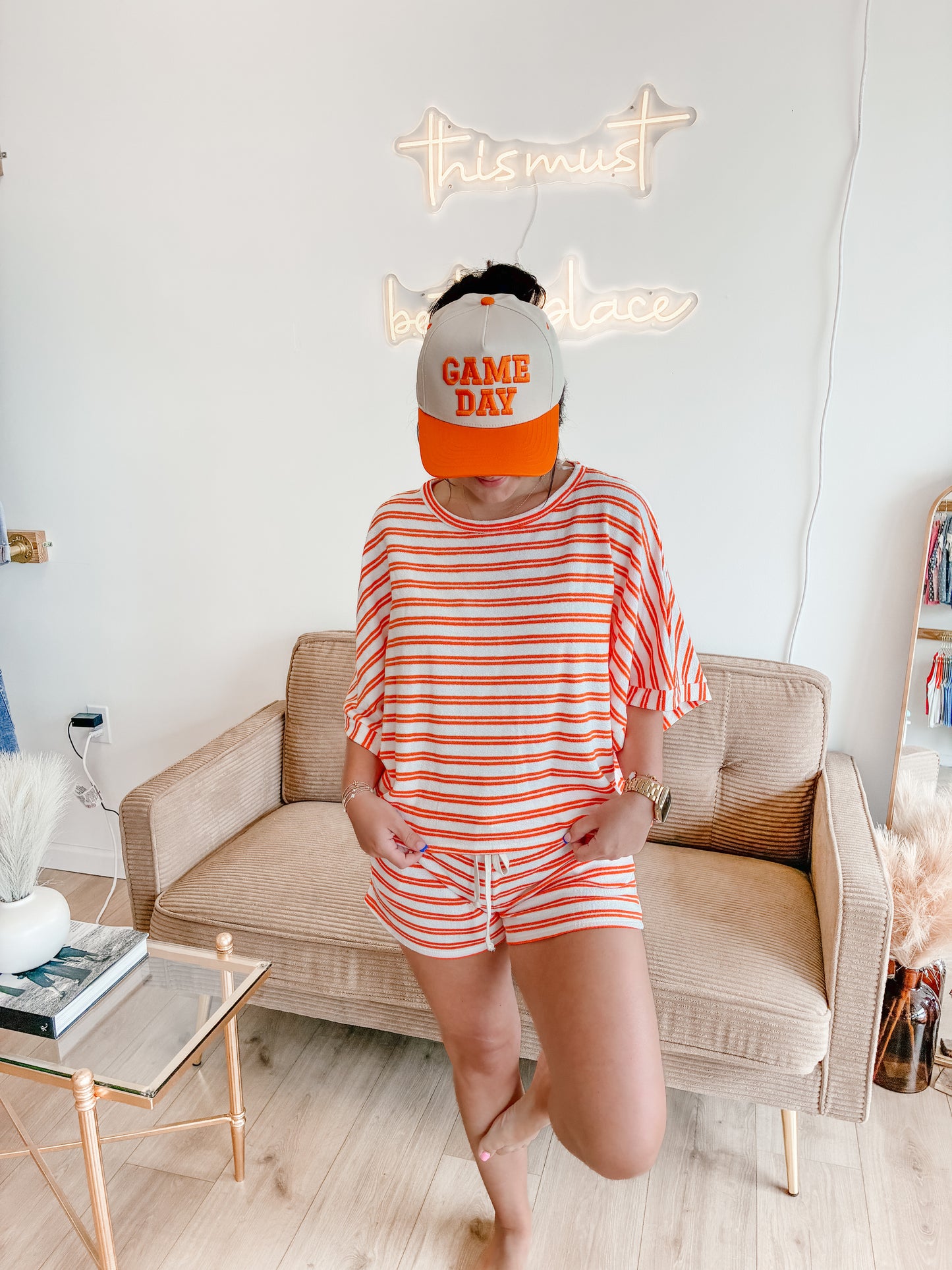 Orange Soft Serve Lounge Set