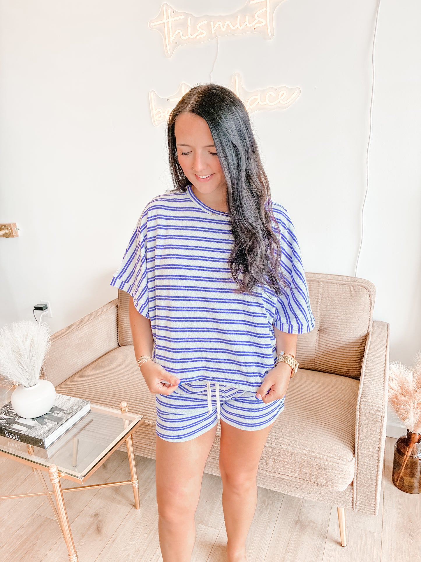 Blue Soft Serve Lounge Set