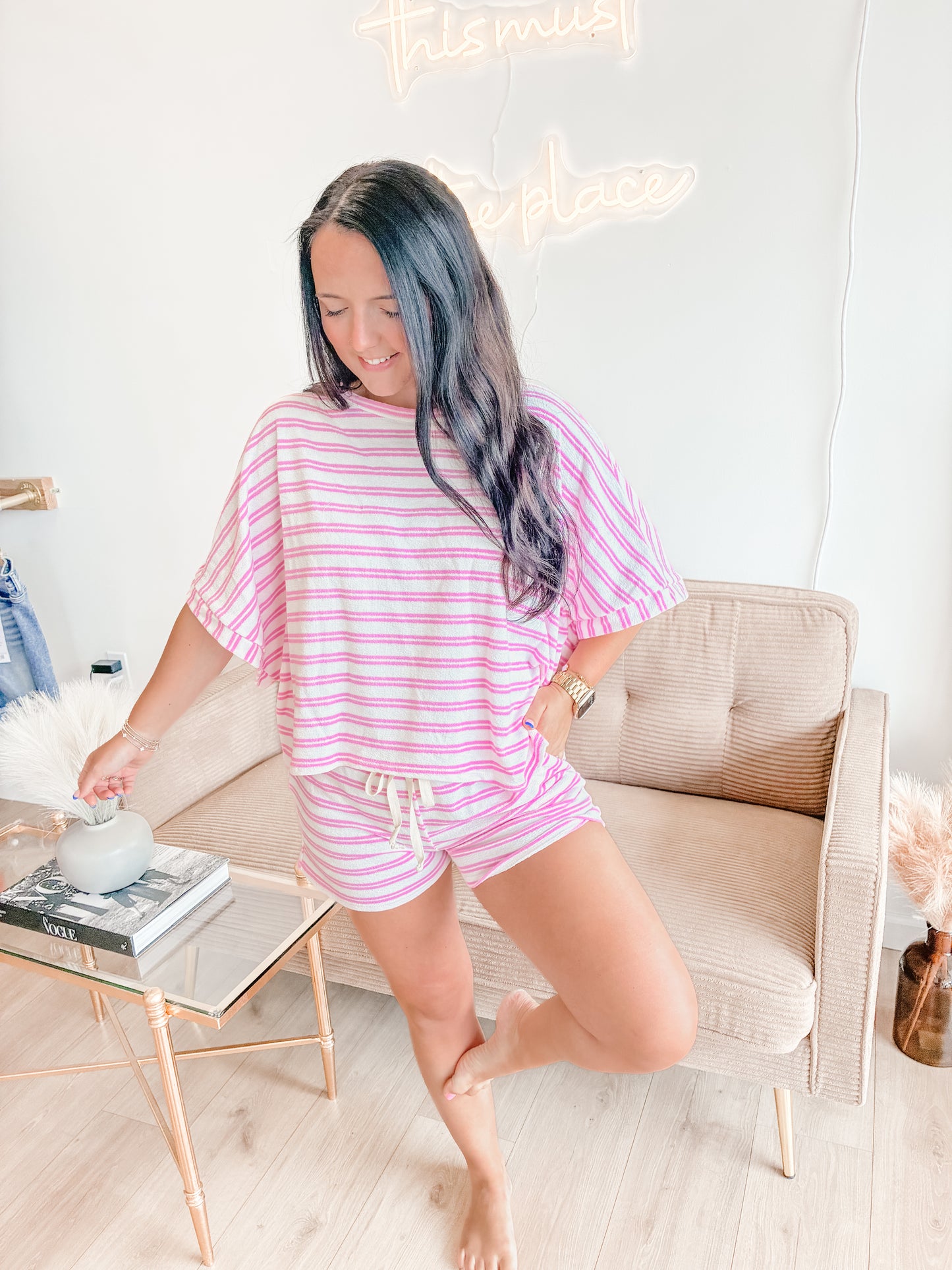 Pink Soft Serve Lounge Set