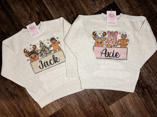 Christmas Toddler Crewneck CUSTOM