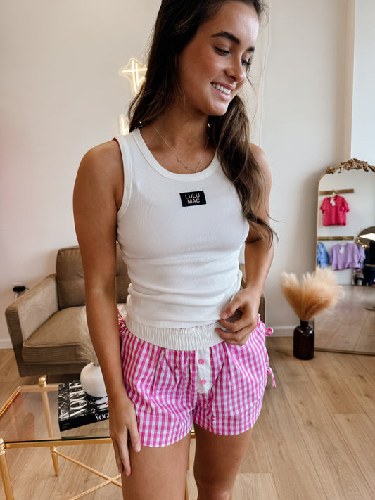 Lulu Mac OG White Tank