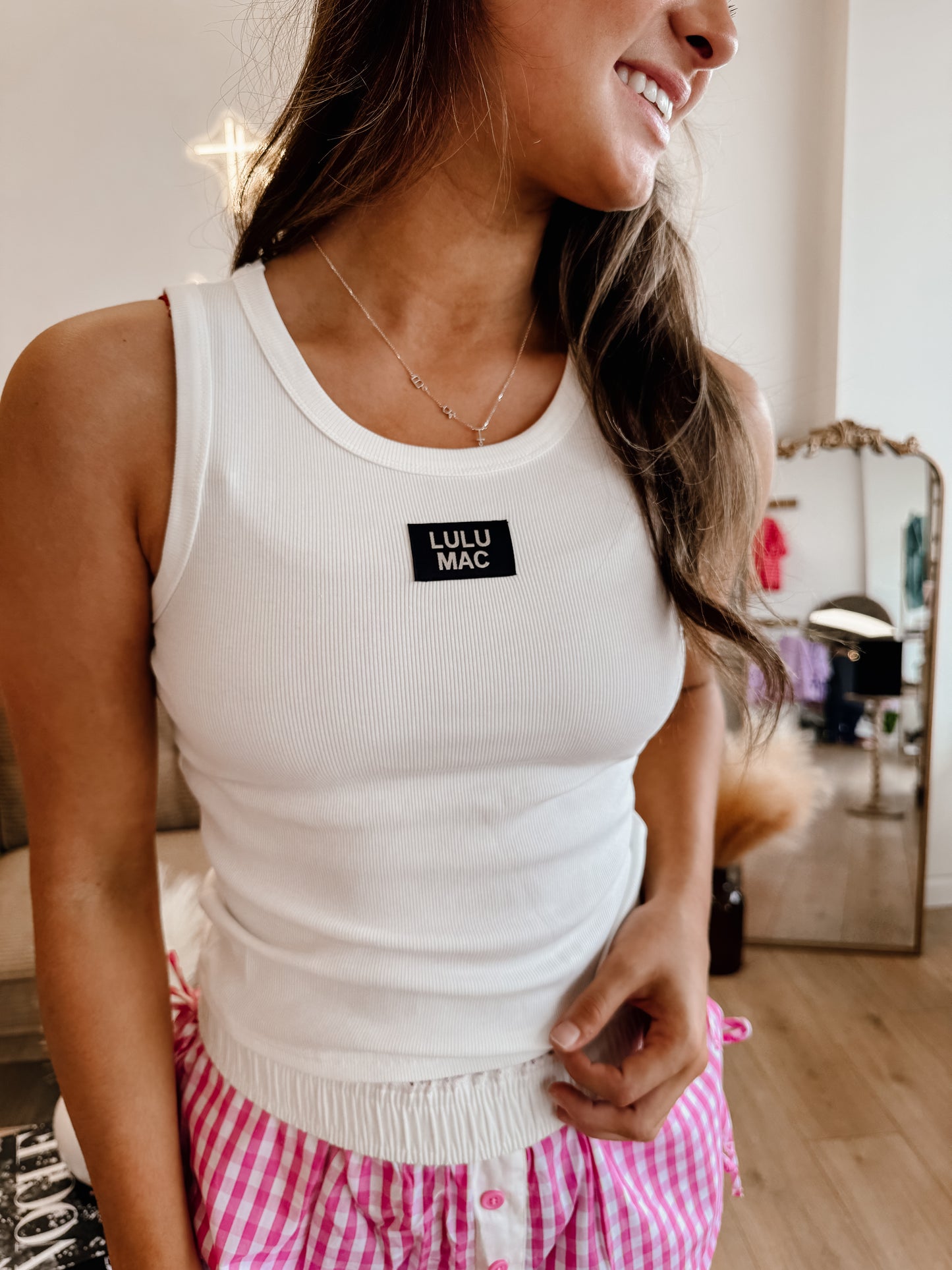 Lulu Mac OG White Tank