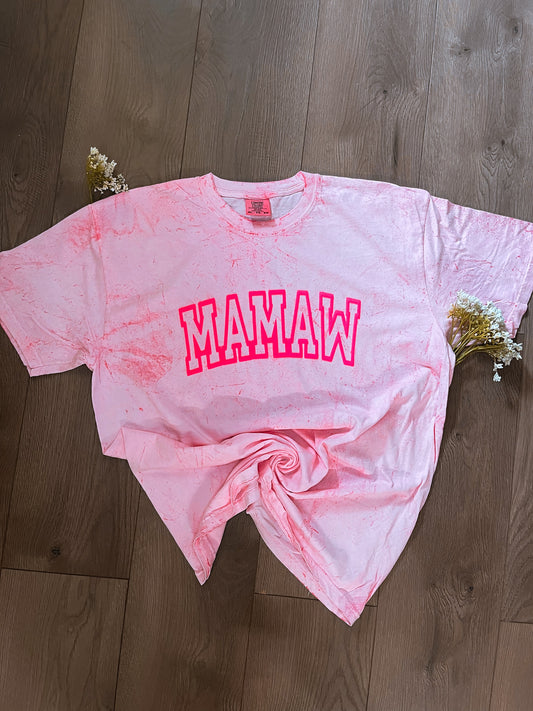 Puff Mamaw/Mama Comfort Colors Colorblast Tee