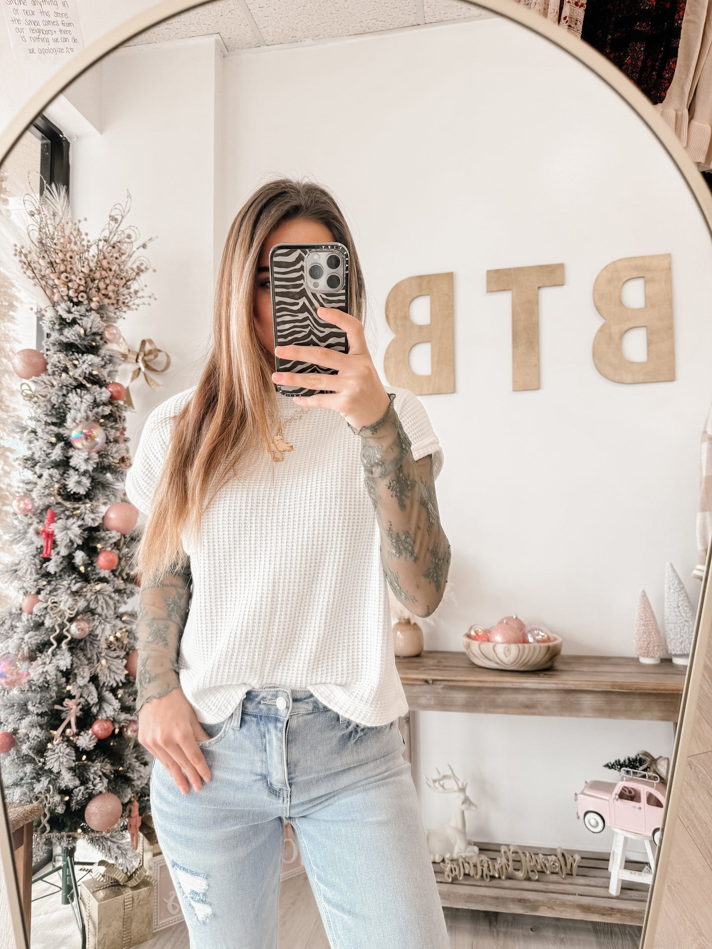 Lace See-through Layering Top (3 colors)