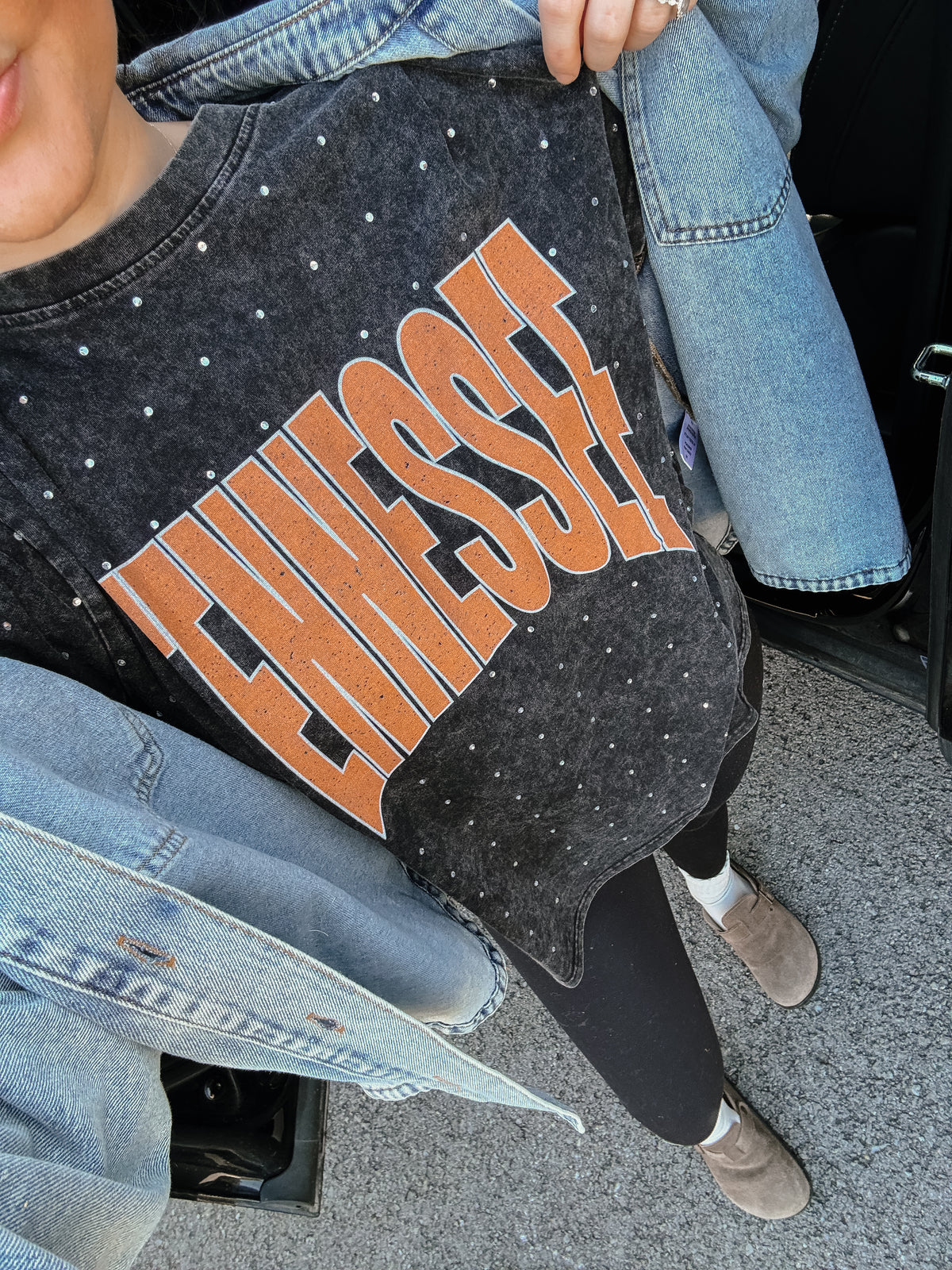 Tennessee Bling Acid Washed Tee