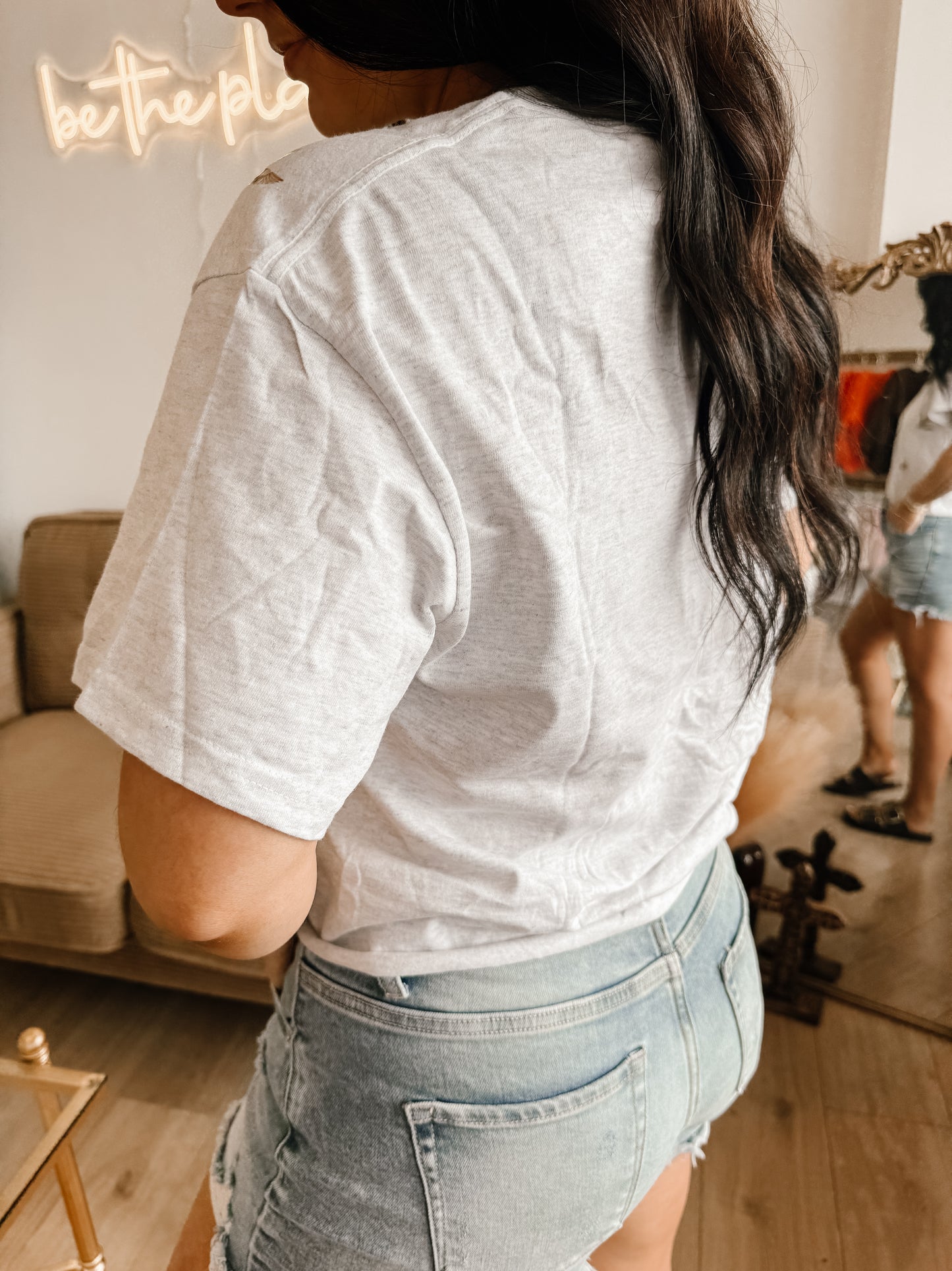 Mallard Patterned Crop Tee