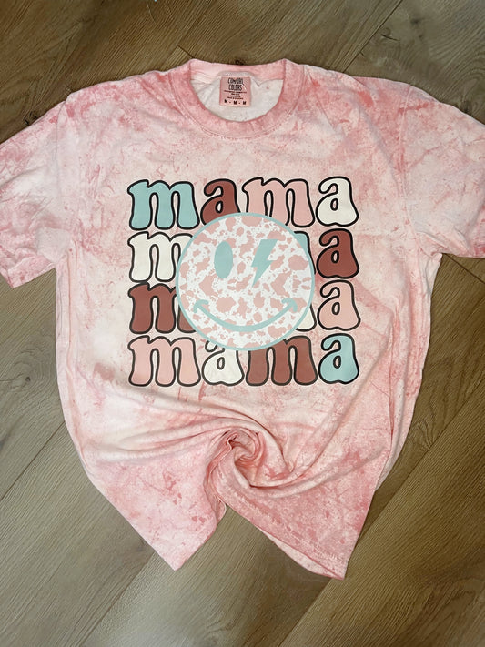 Colorblast Cow Mama Tee